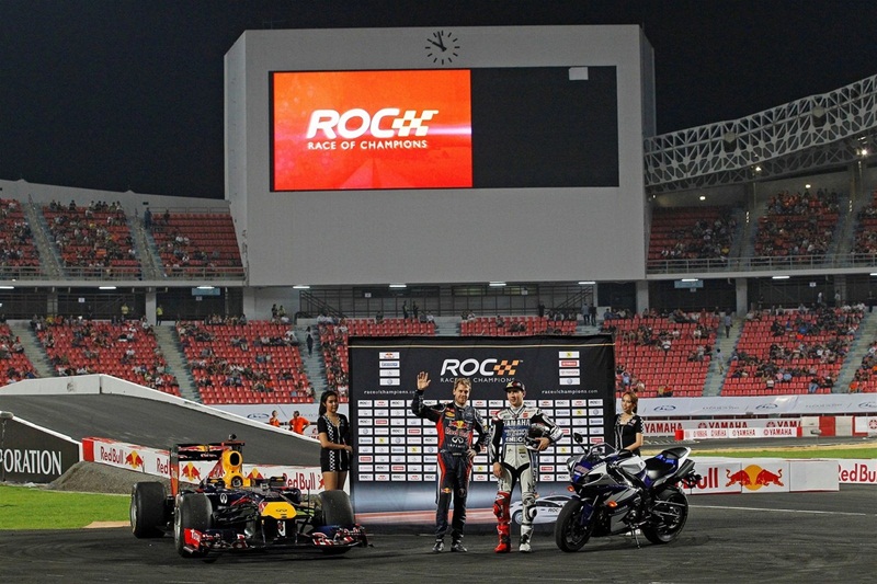 Хорхе Лоренцо на гонке чемпионов ROC 2012