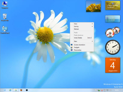 Windows 8 Gadget Sidebar Installer 