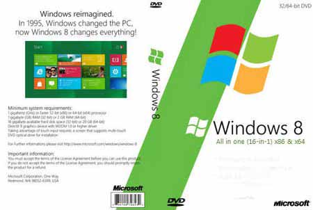 Windows 8 AIO 16-in-1 (Final Build 9200) + Permanent Activator + Activation video tutorial