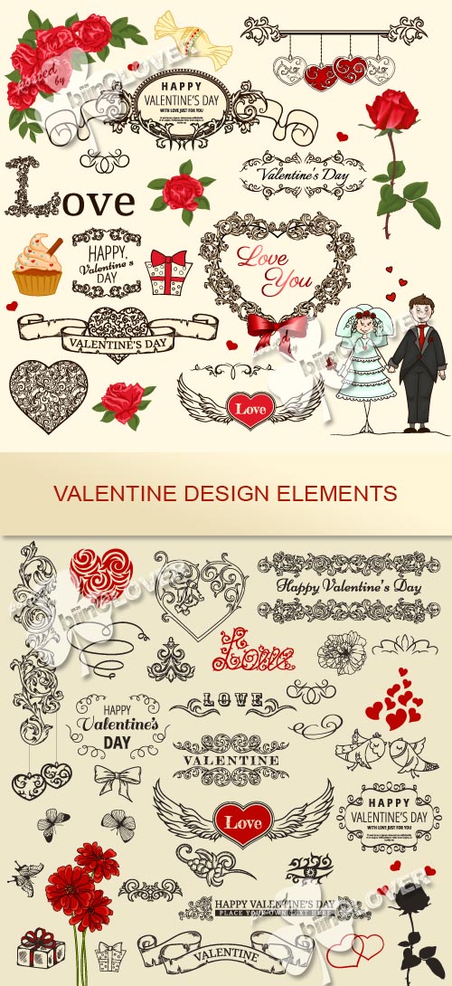 Valentine design elements 0350