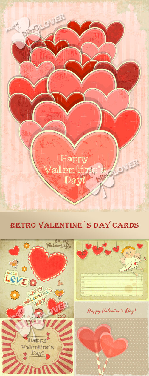 Retro Valentine's Day cards 0351