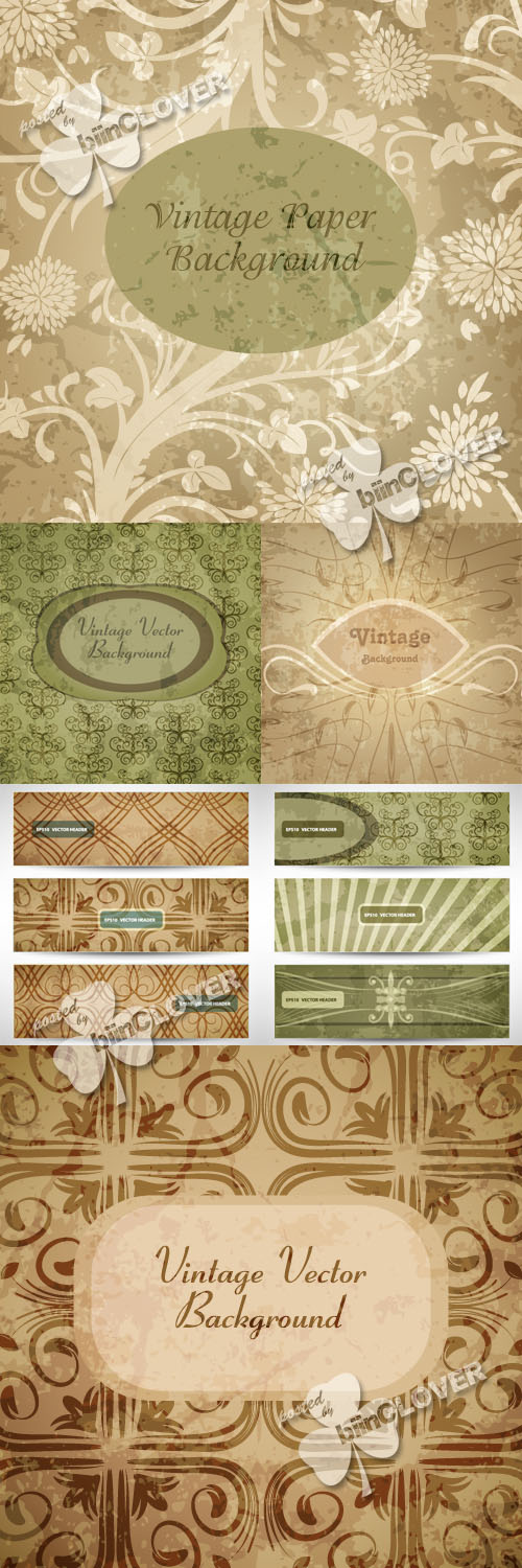 Grunge backgrounds and banners 0351