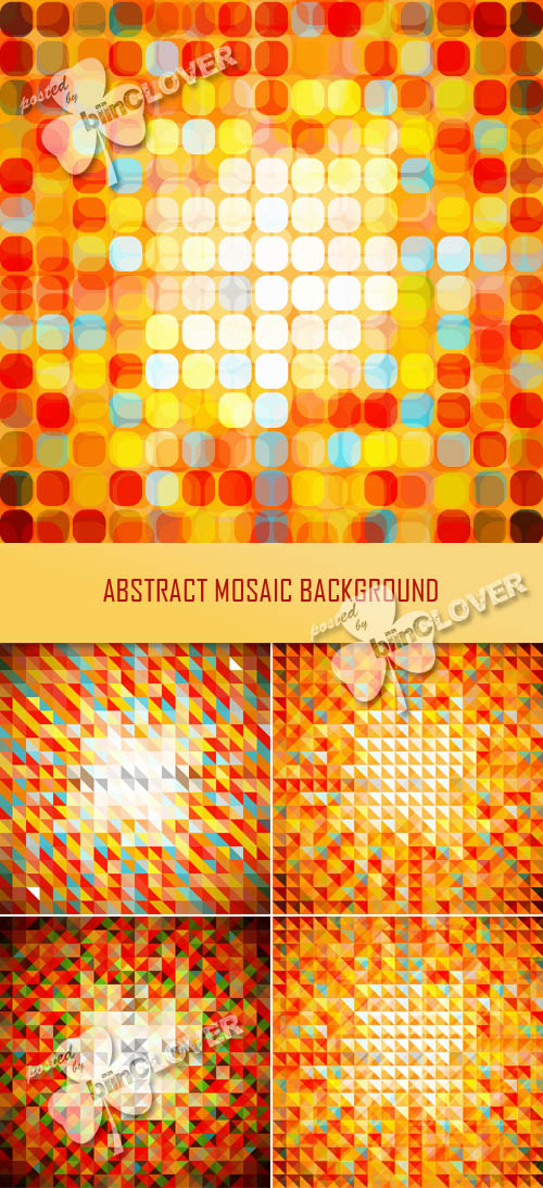 Abstract  mosaic background 0355