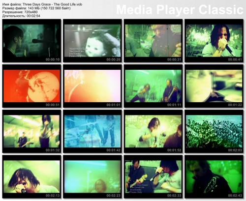 Three Days Grace - Клипография