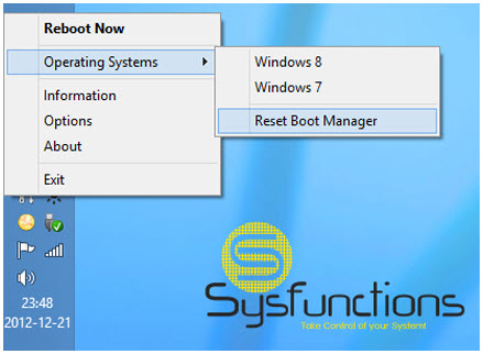SF-Reboot-To v1.2.4.9 - Your Windows dual boot solution