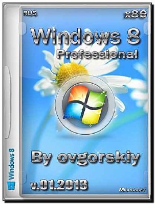 Windows 8 Professional VL Ru by OVGorskiy 2013 (RUS/x86)