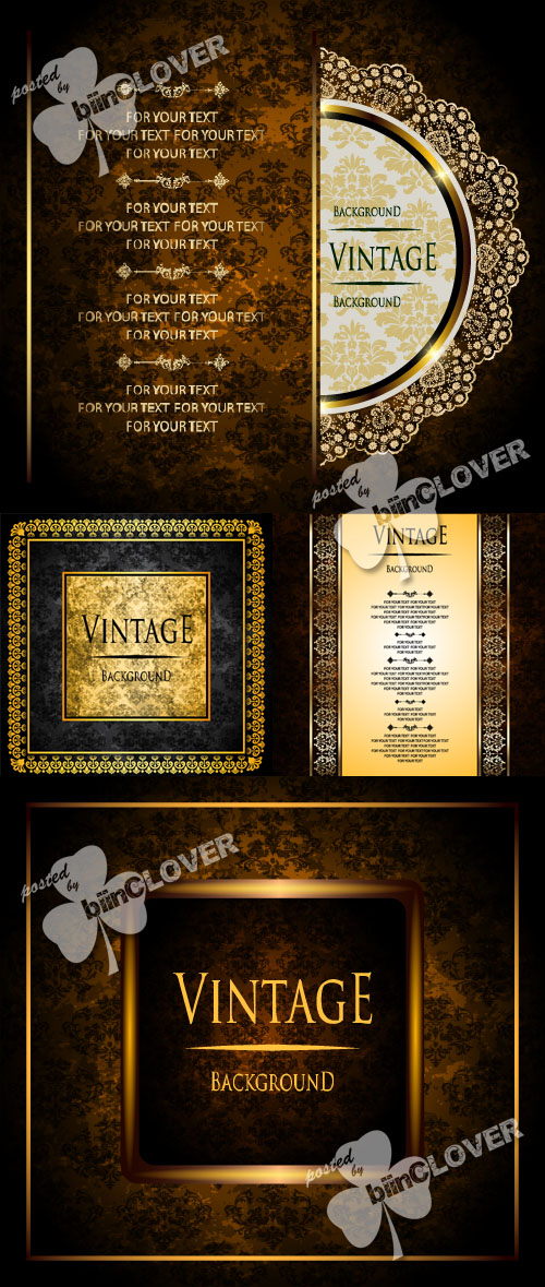 Luxury vintage greeting card 0364