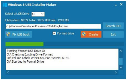 Windows 8 USB Installer Maker v1.0.23.12