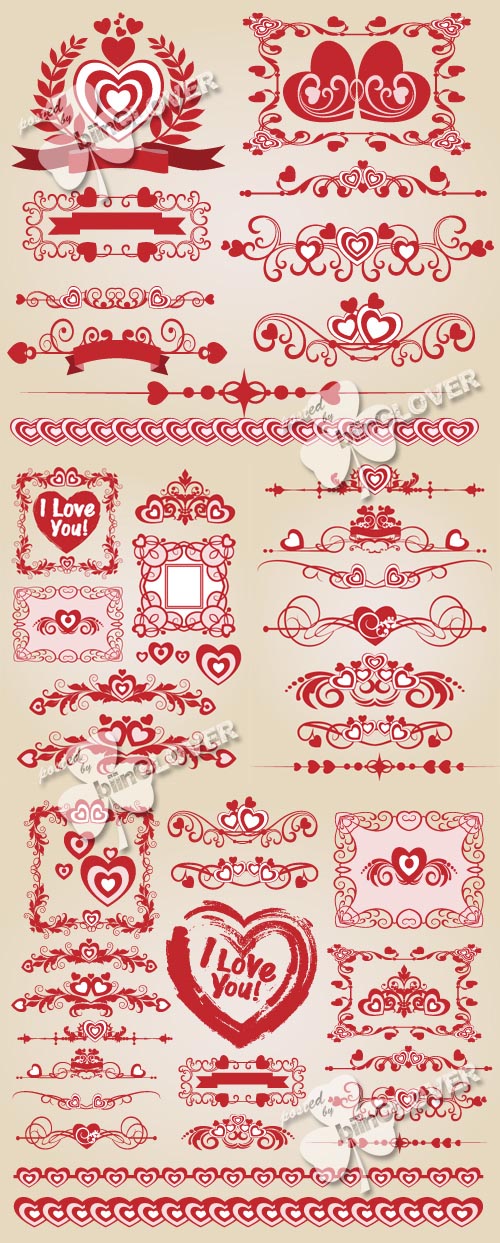 Decorative ornaments for Valentine's Day 0368