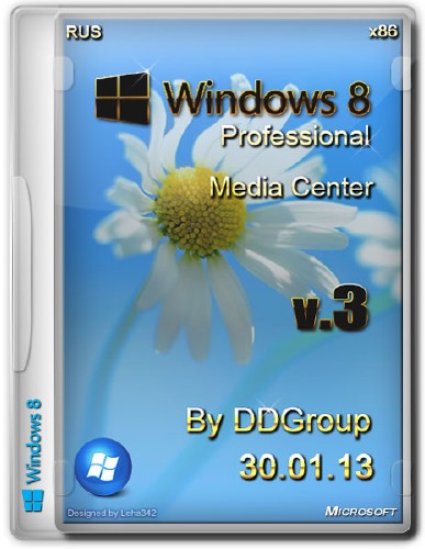 Windows 8 Pro with Media Center x86 by DDGroup v.3 (RUS/2013)
