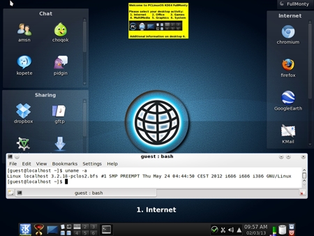 PCLinuxOS 2012.09 KDE FullMonty i586 (1xDVD)