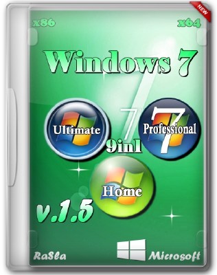 Windows 7 SP1 x86/x64 9in1 RaSla v1.5 (2013/RUS)