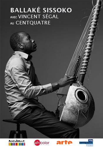 Ballake Sissoko with Vincent Segal  Live at Centquatre (Africolor Festival) [2012 ., Ethnic Jazz, African Folk, World Fusion, WEBRip]
