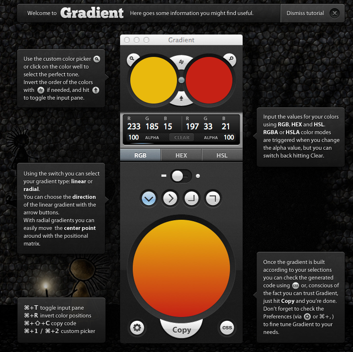 Gradient - легкое кроссбраузерное создание градиентов CSS3