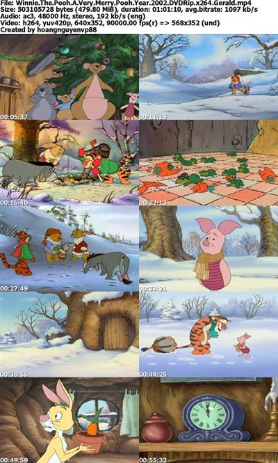 6a28m Winnie the Pooh A Very Merry Pooh Year 2002 DVDRip x264Gerald
