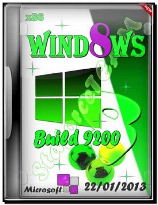 Windows 8 Build 9200 (2013) [RUS/ENG/DEU][x86] by StaforceTEAM