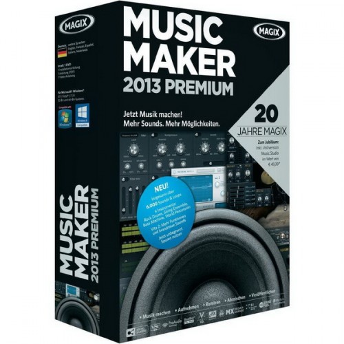 Magix - Music Maker 2013 Premium 19.0.5.57 x86 x64 (Обновлено 01.08.2013) (2013) Русский