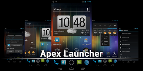 Apex Launcher Pro v1.4.3 - v2.2.0 + 4 пака иконок + 6 тем [Android 4.0+, Multi]