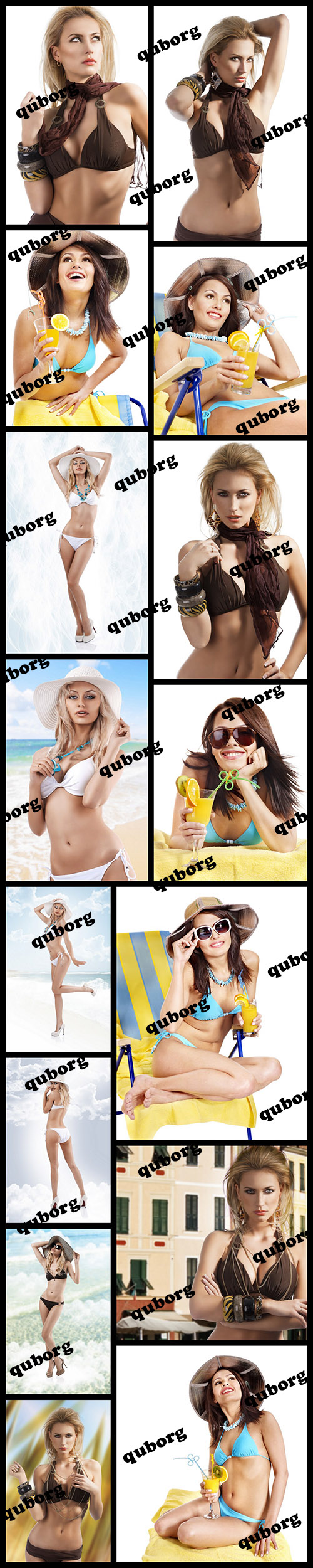 Stock Photos - Beautiful Girls in Bikini