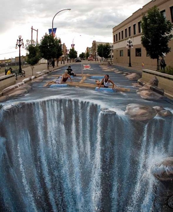 Уличный Арт - 3D рисунки на асфальте