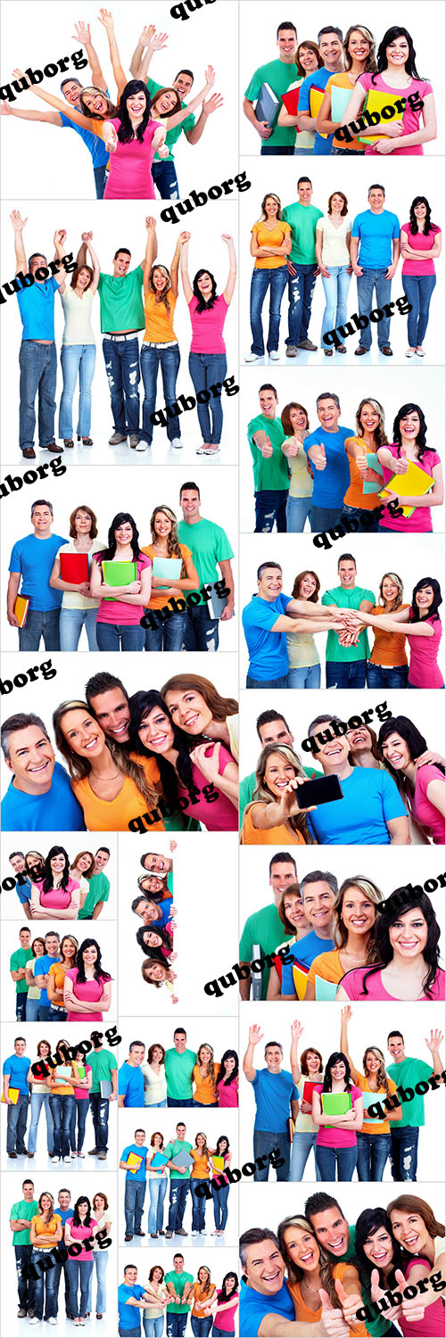 Stock Photos - Happy Young People