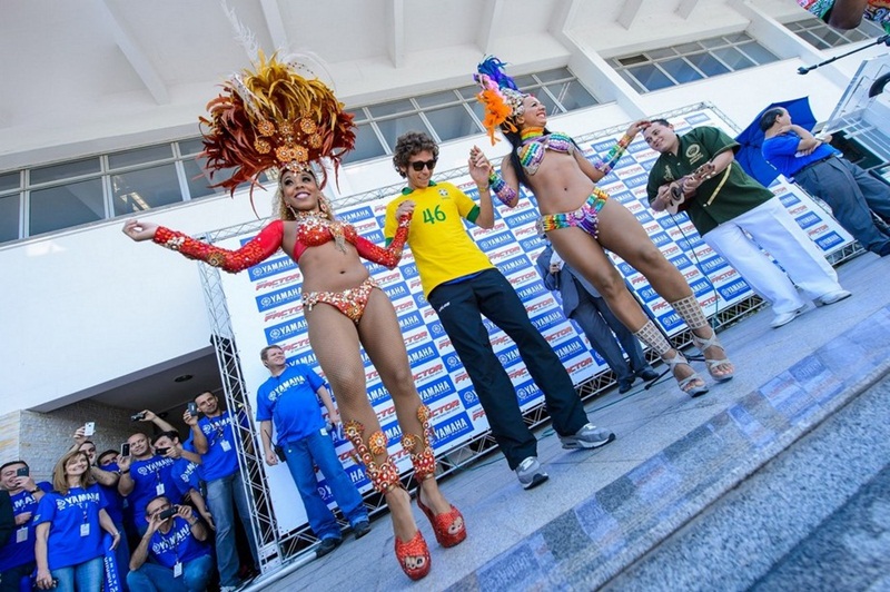 Валентино Росси посетил Бразилию