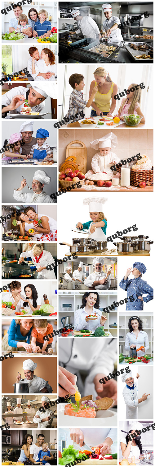 Stock Photos - Cooking People