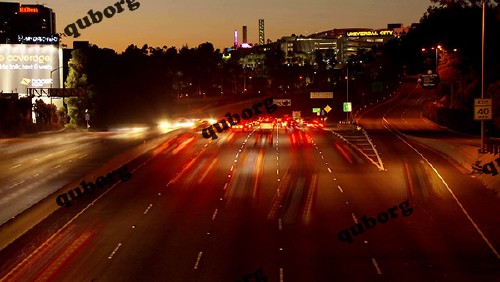 Video Footage - LA Freeway Traffic Full HD 1080p