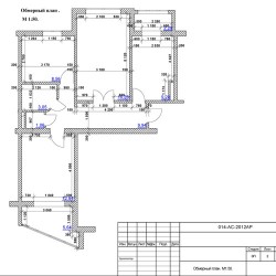 Дизайн-проект интерьера типовой трехкомнатной квартиры (Серия домов АППС "Чешка")