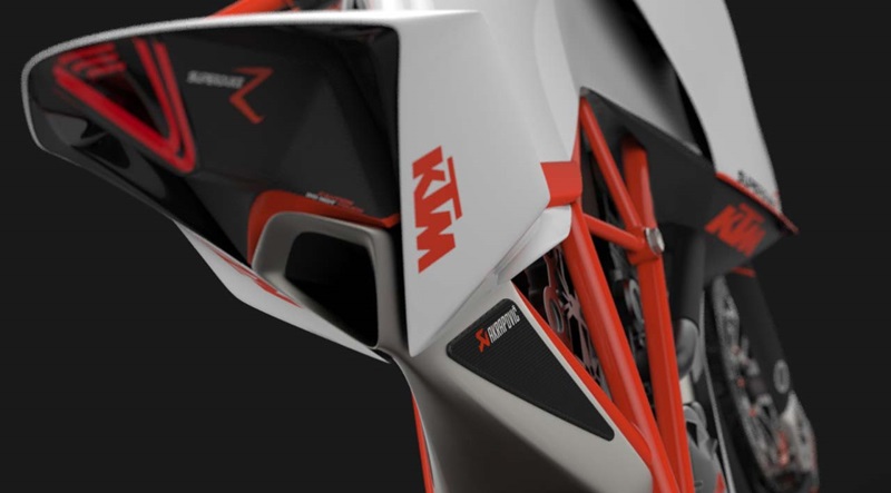 Мирко Сапио: редизайн концепта KTM 1290 Super Duke R