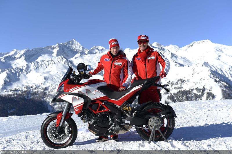 Новый мотоцикл Ducati Multistrada 1200 S Dolomites Peak Edition 2013