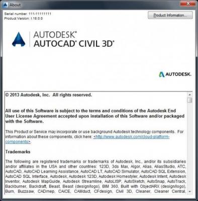 AutoCAD Civil 3D 2014 (Eng/64/2013)